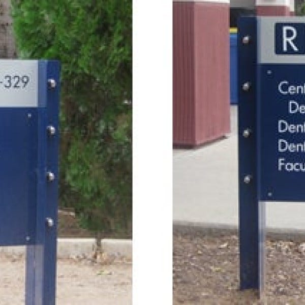 Directional Parking Sign by Midtown Signarama (Phoenix), 602.650.1150, MidtownSignsAZ.com