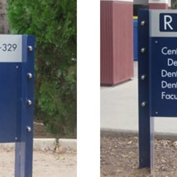 Directional Parking Sign by Midtown Signarama (Phoenix), 602.650.1150, MidtownSignsAZ.com