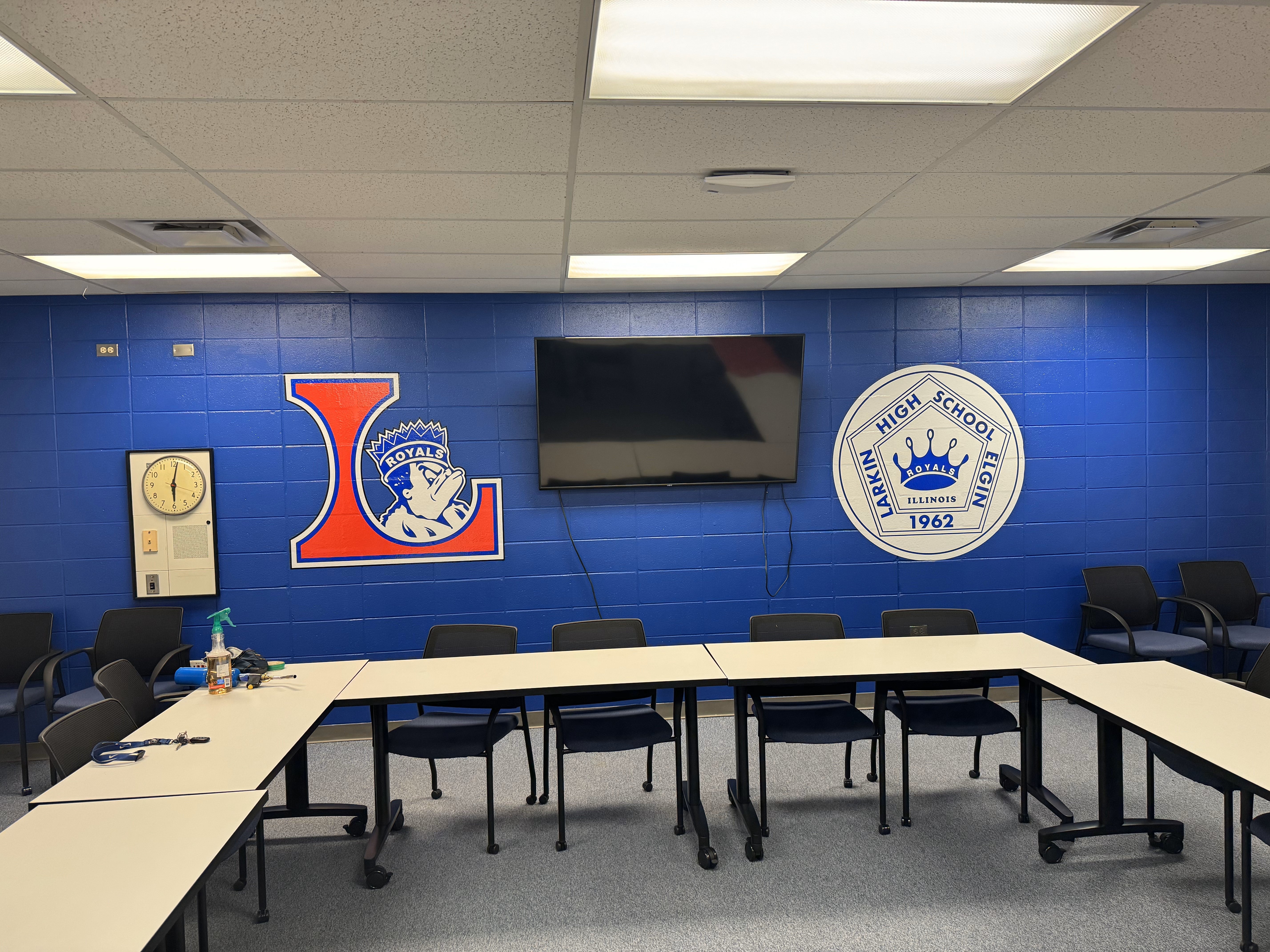 Monument Cabinet sign and Vinyl Wall Graphics