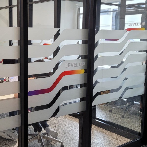 Windows - You knew we could do frosting but did you know we could print colour both sides?