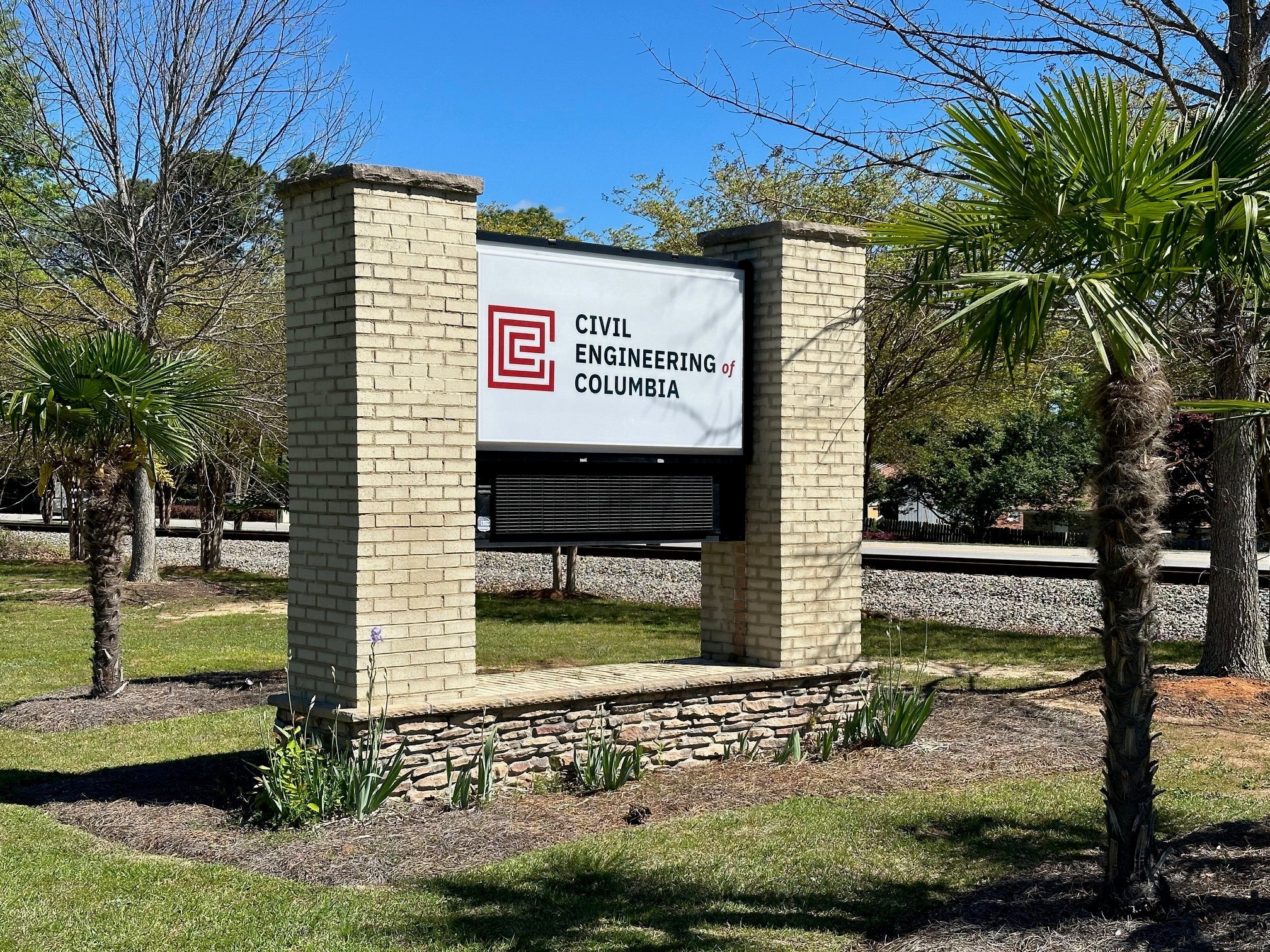 New Sign Faces for Civil Engineering of Columbia