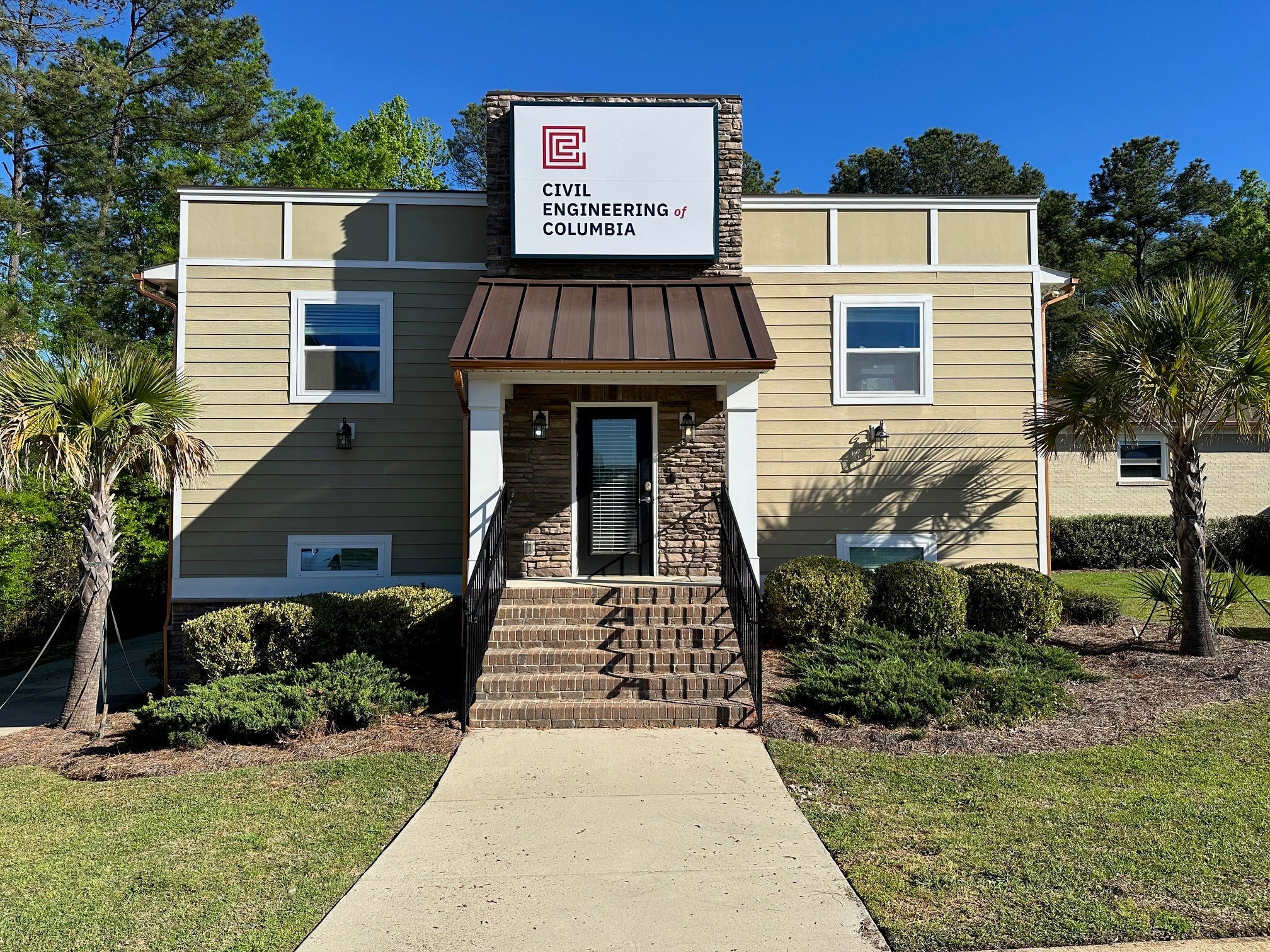 New Sign Faces for Civil Engineering of Columbia