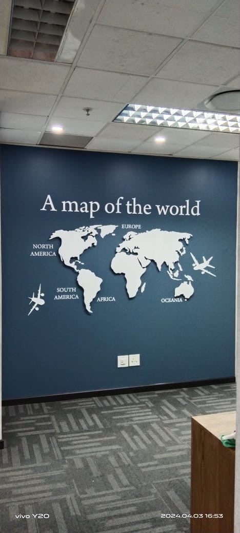 Reception signage