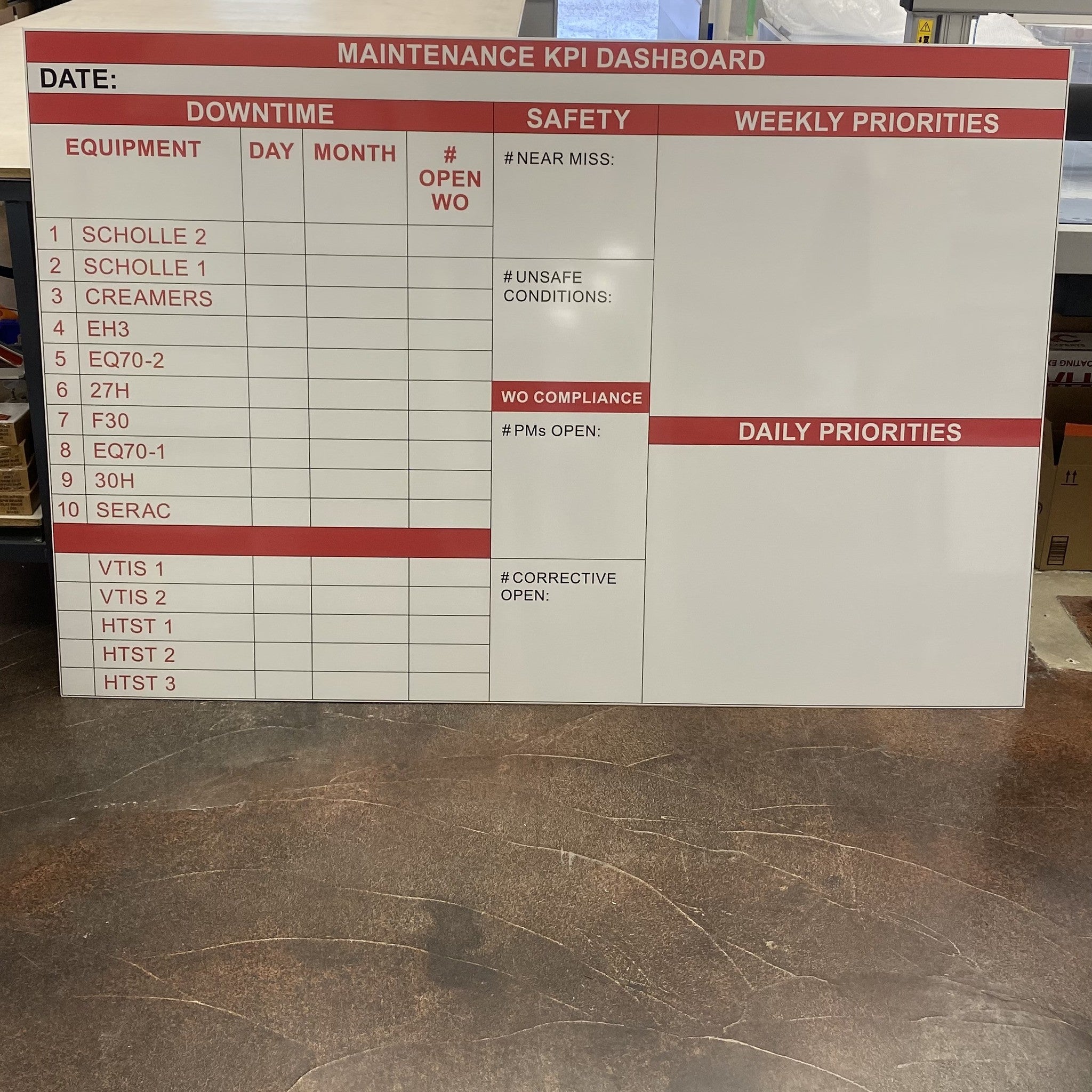 ACP/Alupanel Dry Erase Board for Saputo in Edmonton, AB