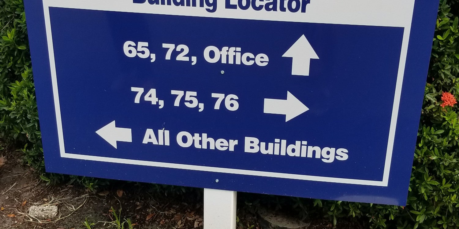 Directional Signs & Signage