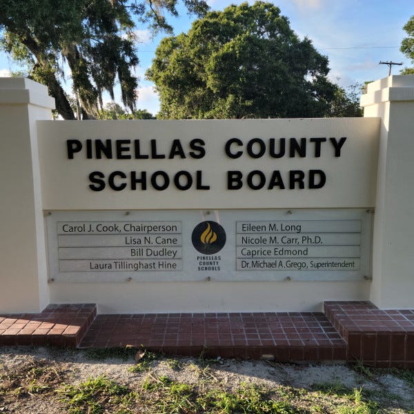 Pinellas County School Board Monument N