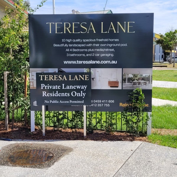 Panel Signs - Do you need posts?