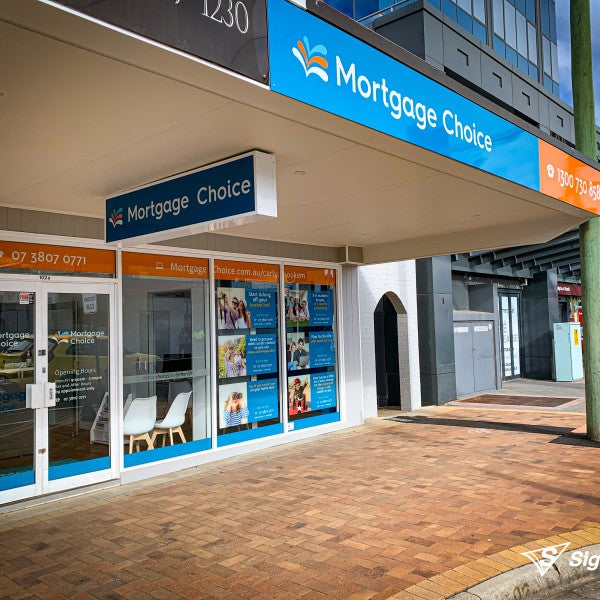 Shopfront Signage - Mortgage Choice
