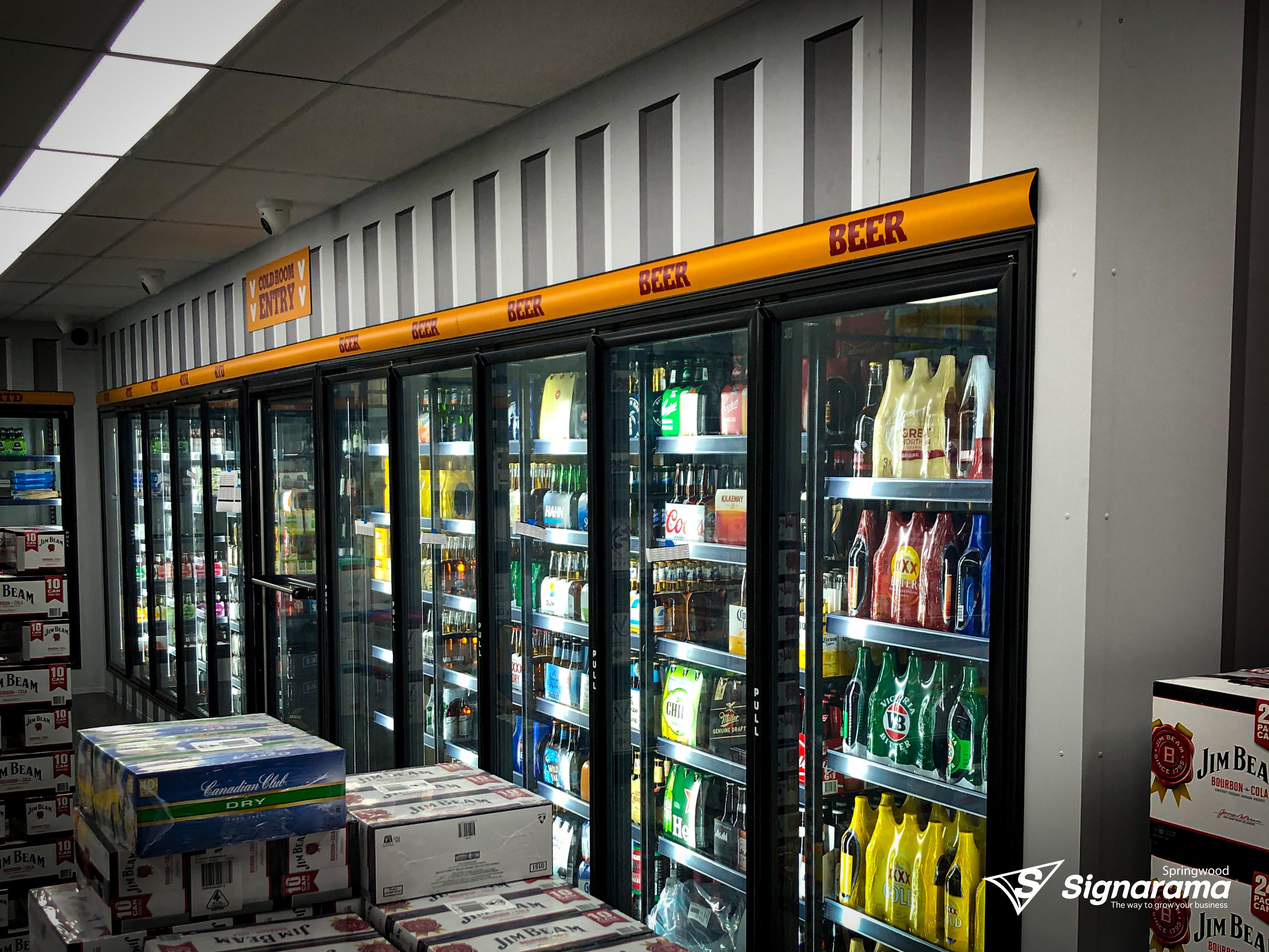 Bob's Bulk Booze Signage