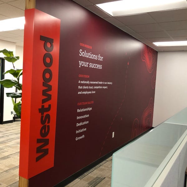 29727 Westwood Corner Wall install photo 