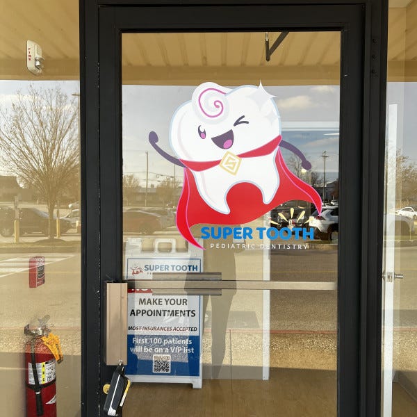 Super Tooth Door Vinyl