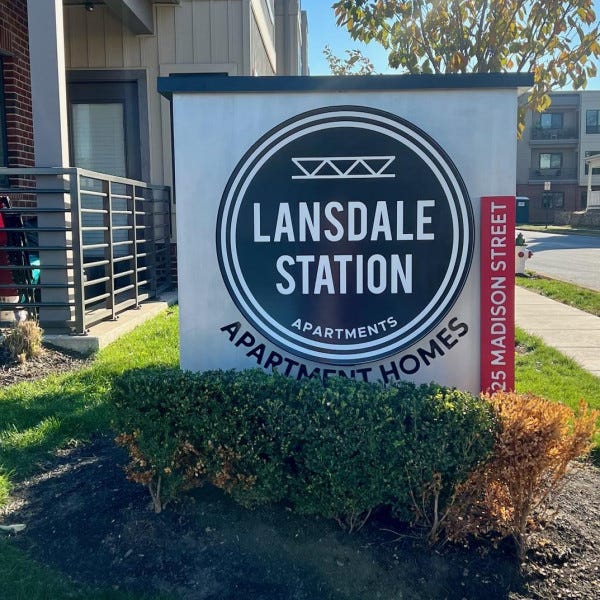 31337 Lansdale Station Monument Face Install photo 2 (2)