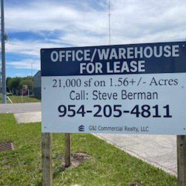 GSDeerfield Commercial Real Estate Sign