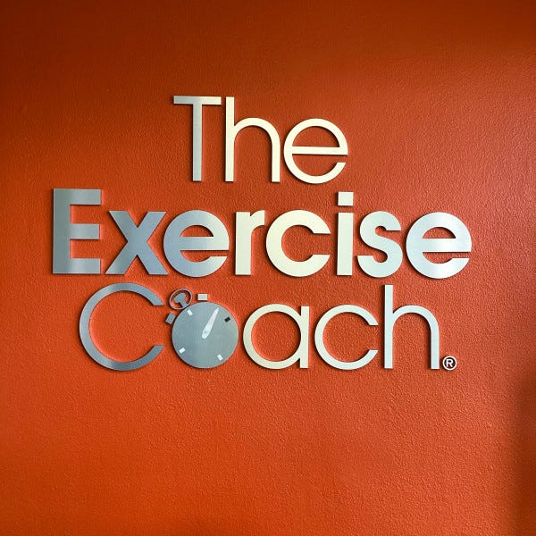 The Exercise Coach Lobby Sign