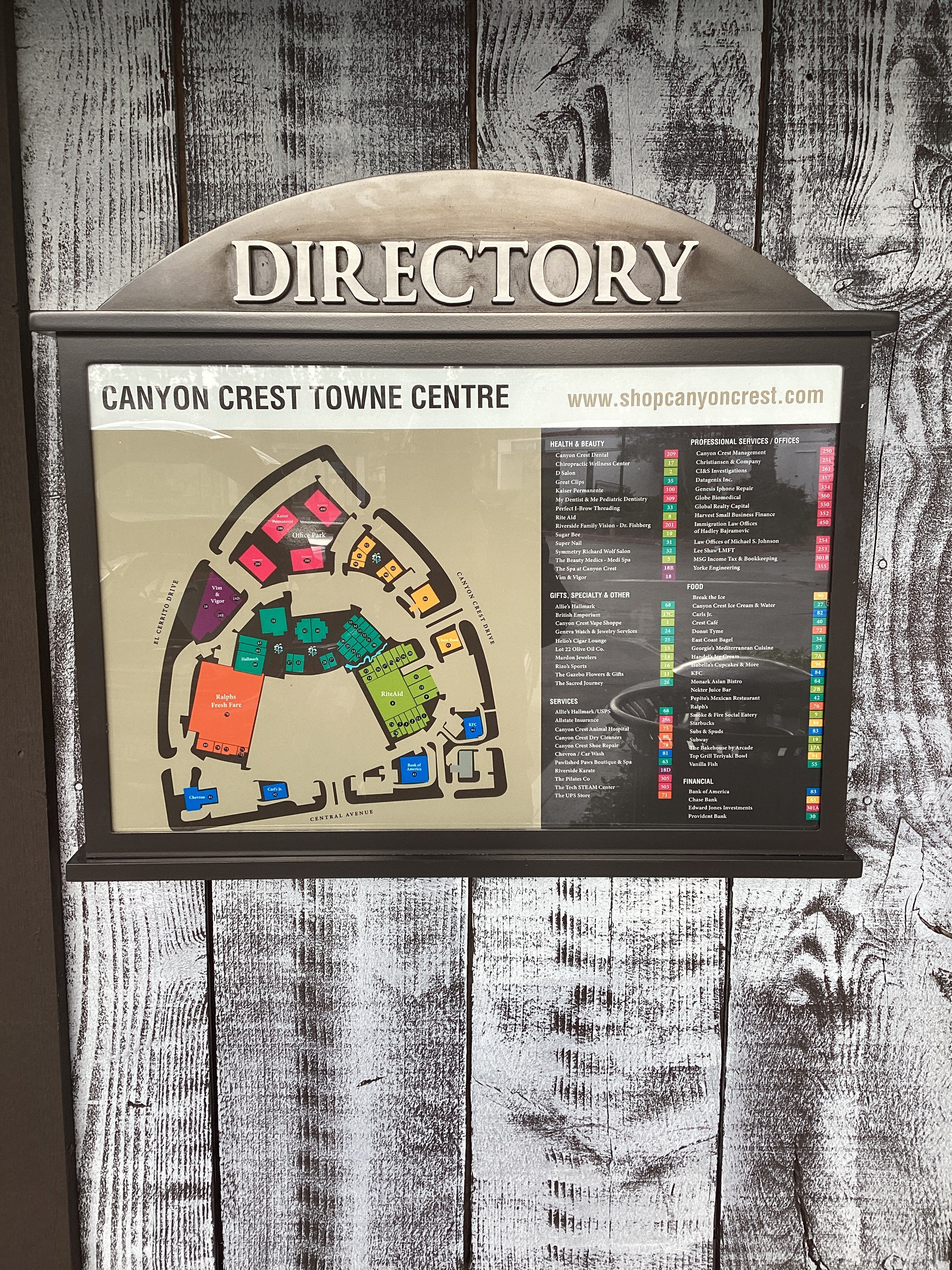 Outdoor Wayfinding Signage for Canyon Crest in Riverside, CA