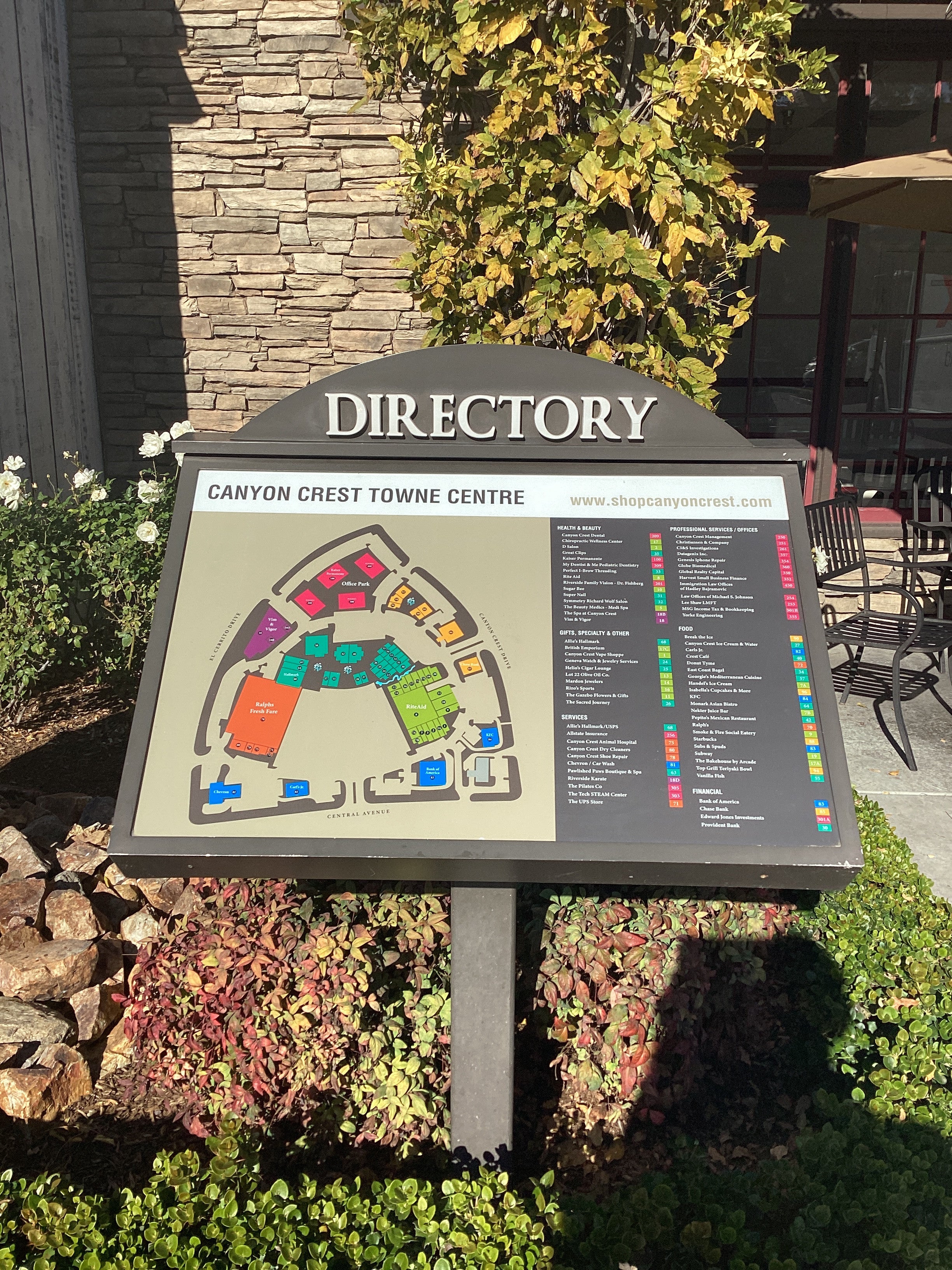 Canyon Crest Custom Directory