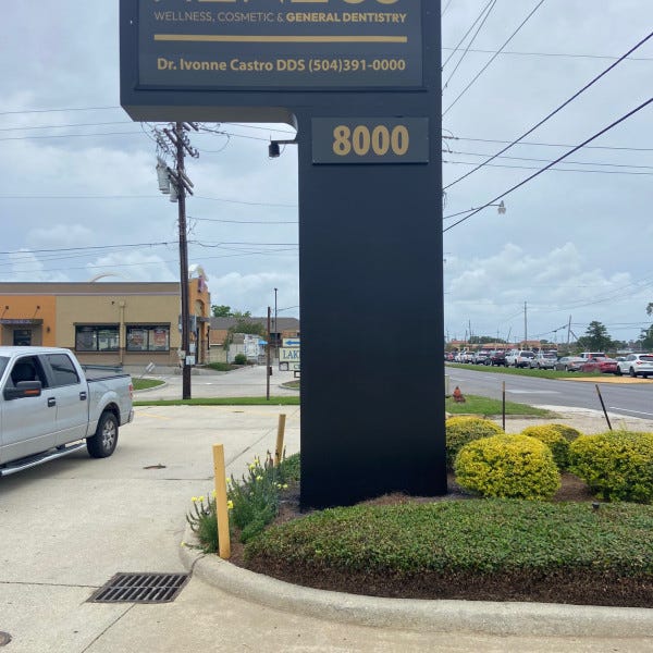 Refurbished Pylon Sign