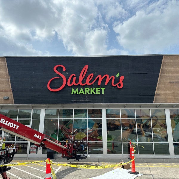 Channel Letters for Salem's Market's New Location in the Hill District, Pittsburgh, PA!