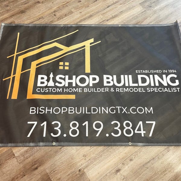 Mesh Banner | Bishop Building