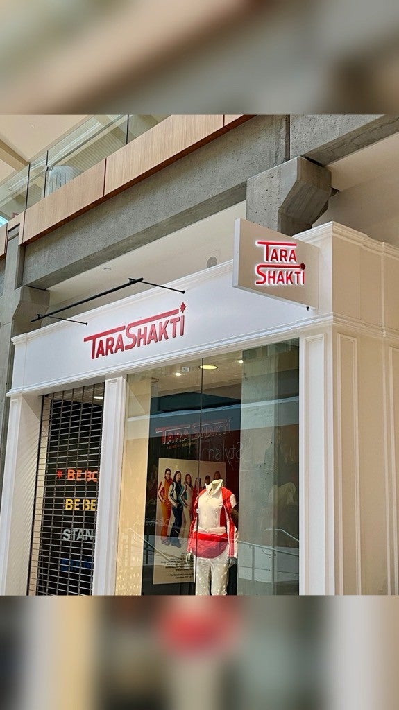 Cool Threads Go With Cool Branding - Storefront Sign for Tara Shakti, Bellevue Square, Bellevue