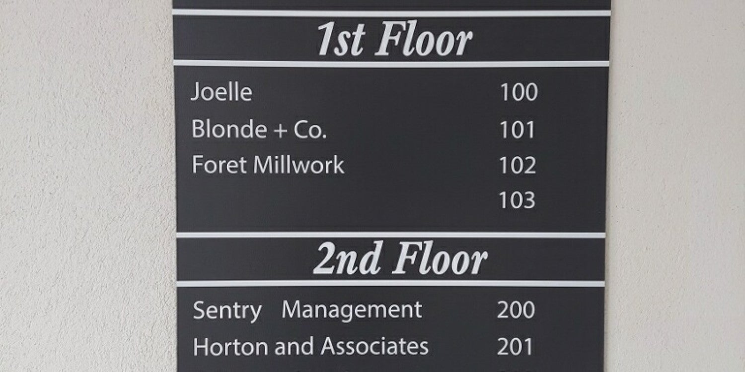 Custom Office Signs