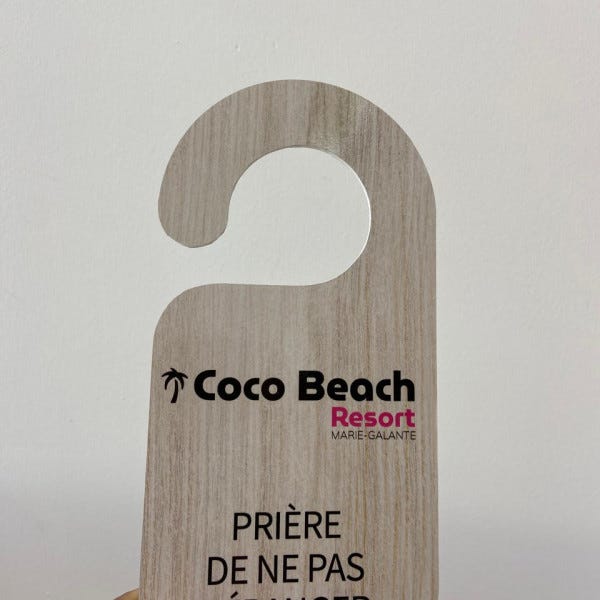 ACCROCHE PORTE PERSONNALISÉE