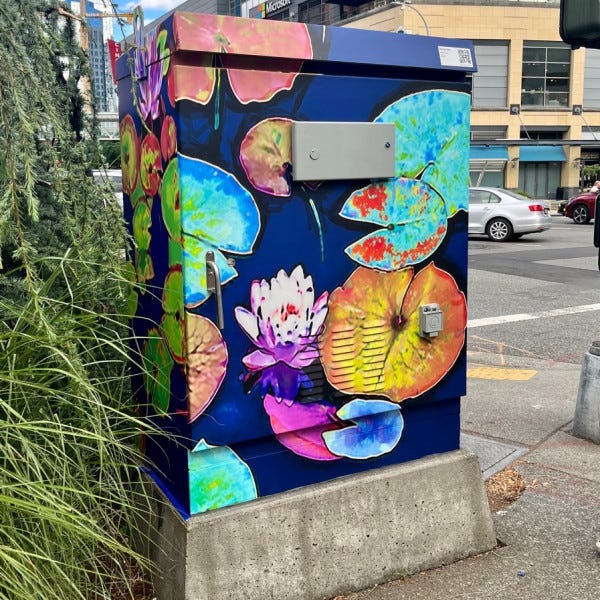 Sunnier Days Bring Beautiful Art to Downtown Bellevue, WA