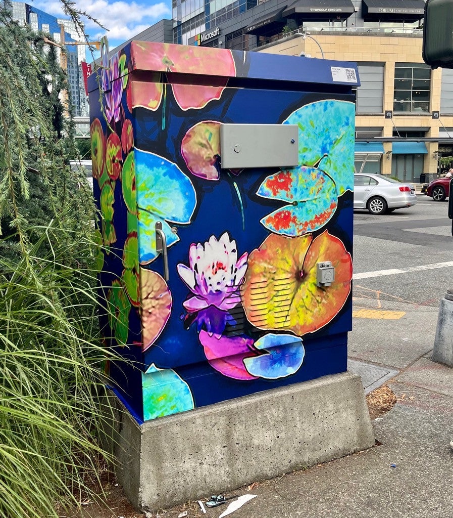 Sunnier Days Bring Beautiful Art to Downtown Bellevue, WA