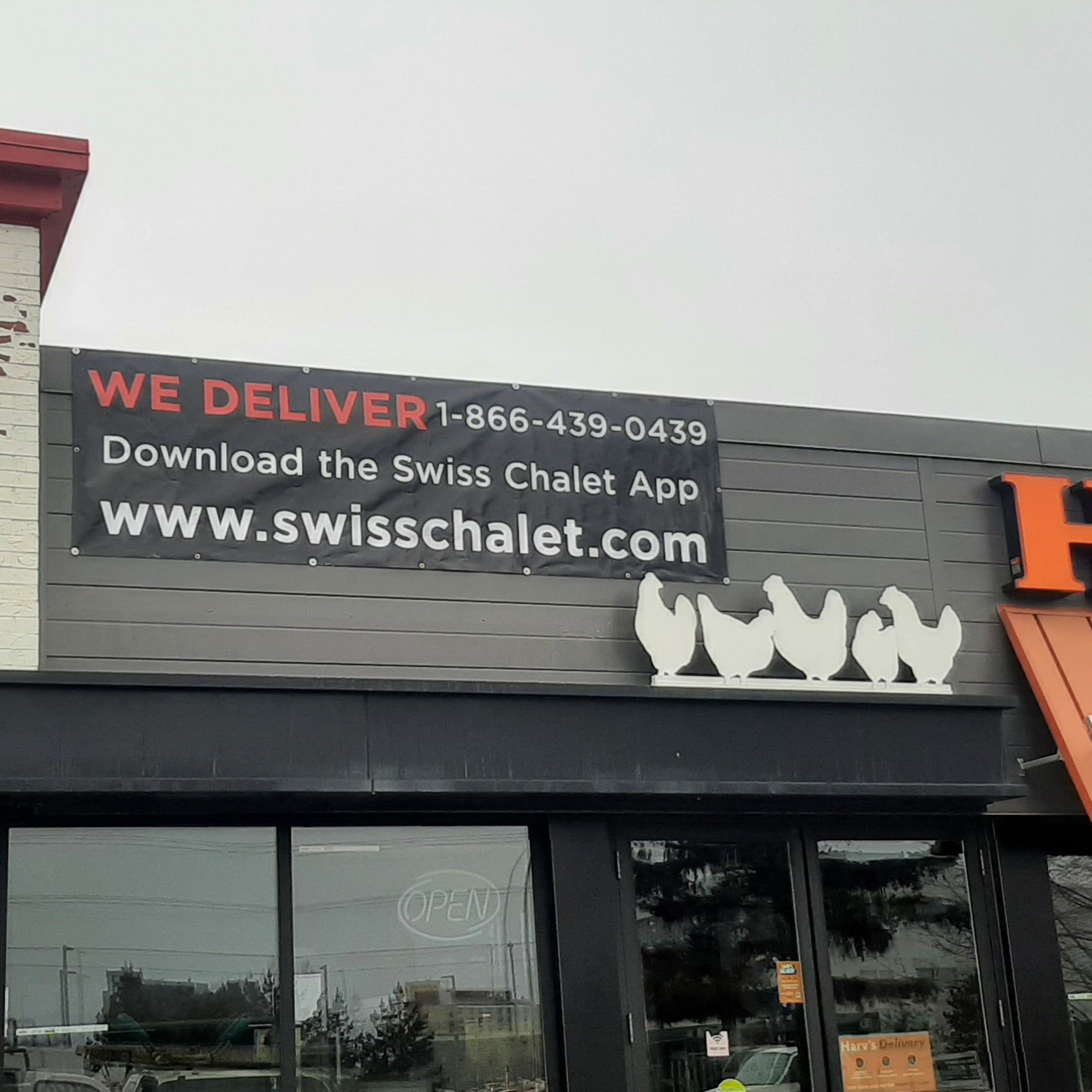 Outdoor Vinyl Banner for Harvey's Restaurant