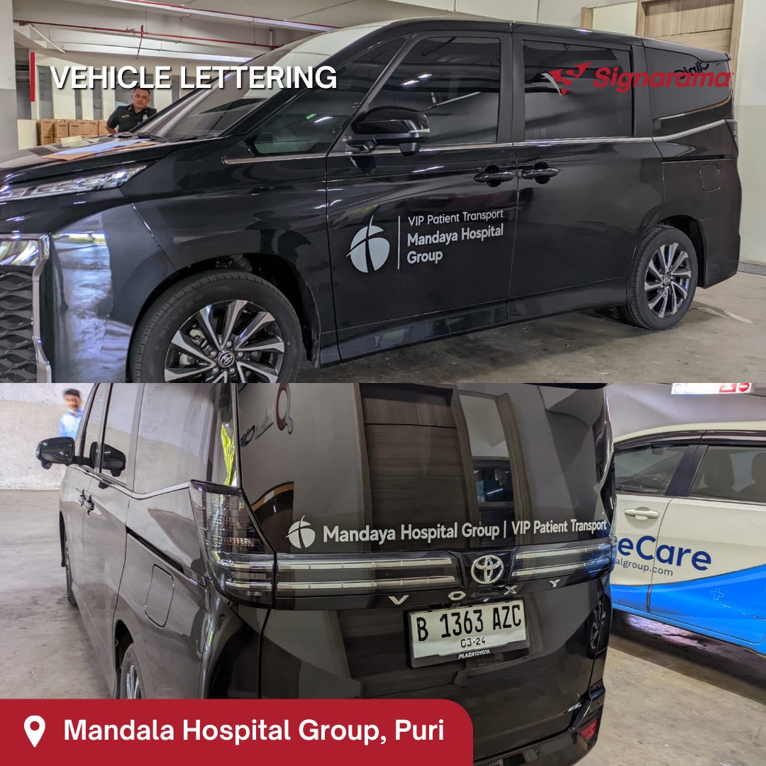 Vehicle Lettering untuk Mandaya Hospital Group