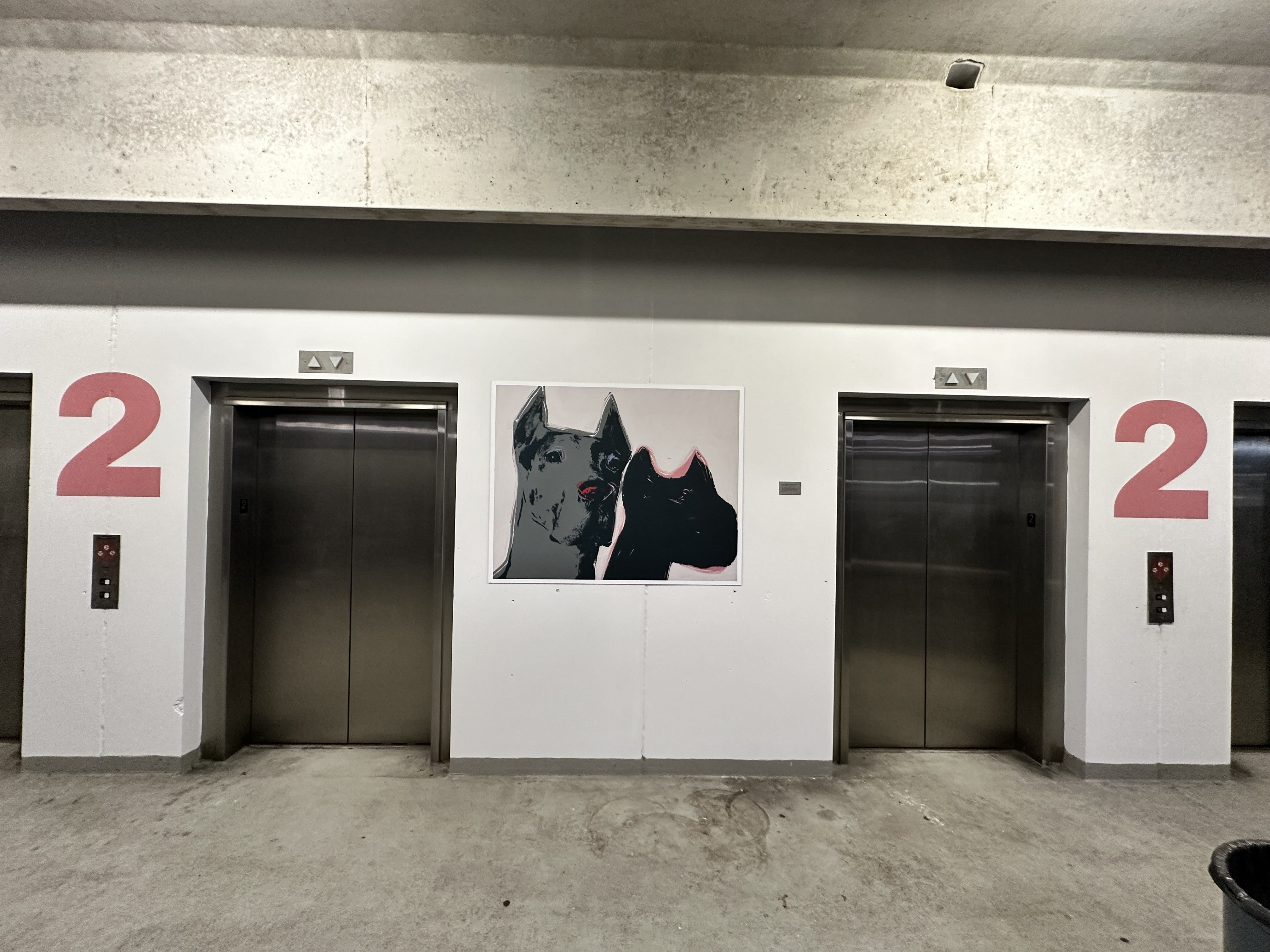Color for the win! Andy Warhol Garage gets a face lift with a mix of ACM and vinyl graphics. North Side, Pittsburgh, PA
