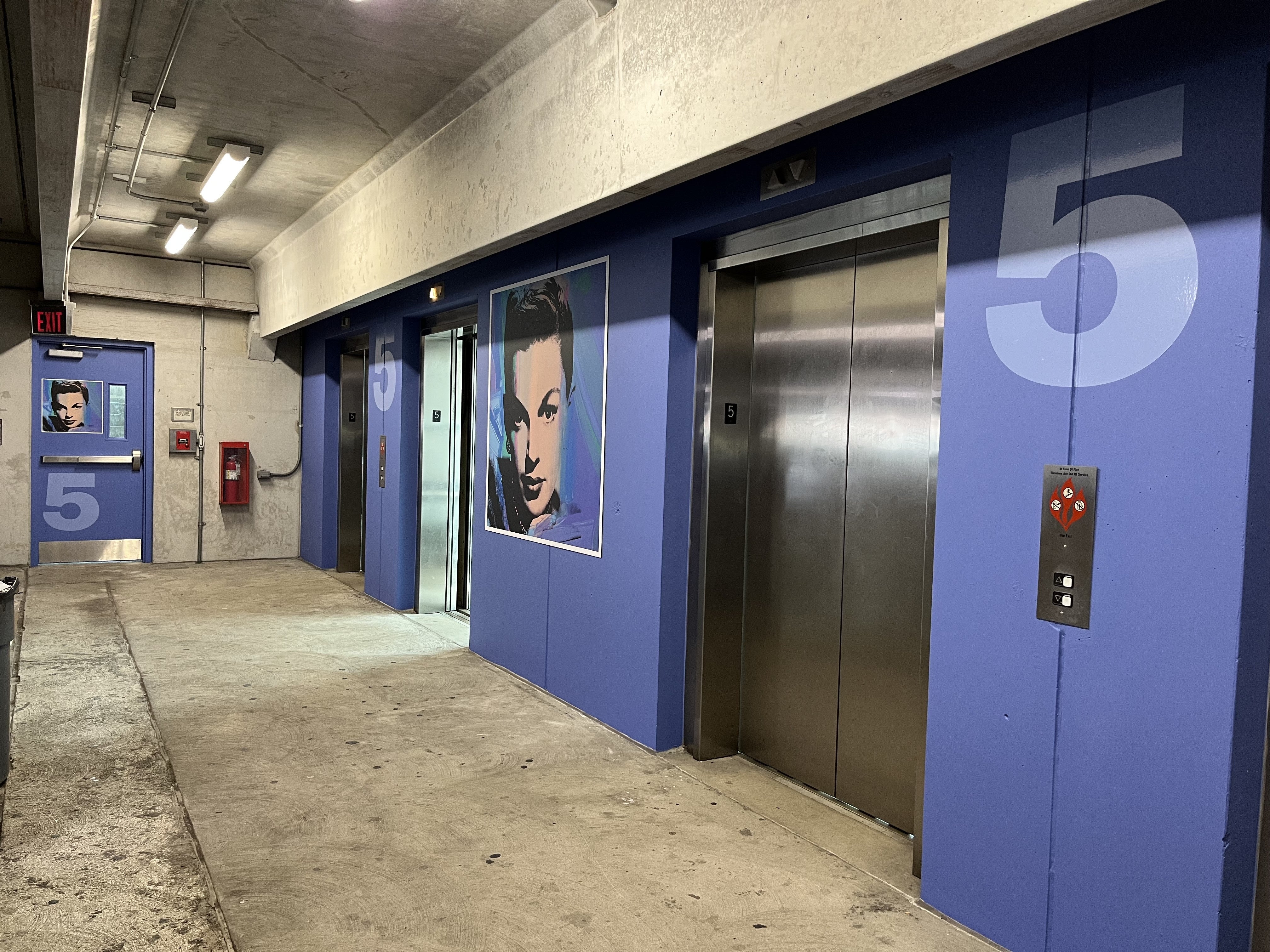 Color for the win! Andy Warhol Garage gets a face lift with a mix of ACM and vinyl graphics. North Side, Pittsburgh, PA