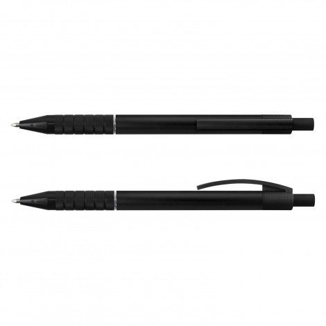 Buy custom branded Obsidian Pens with your logo! - Metal - Black Refill