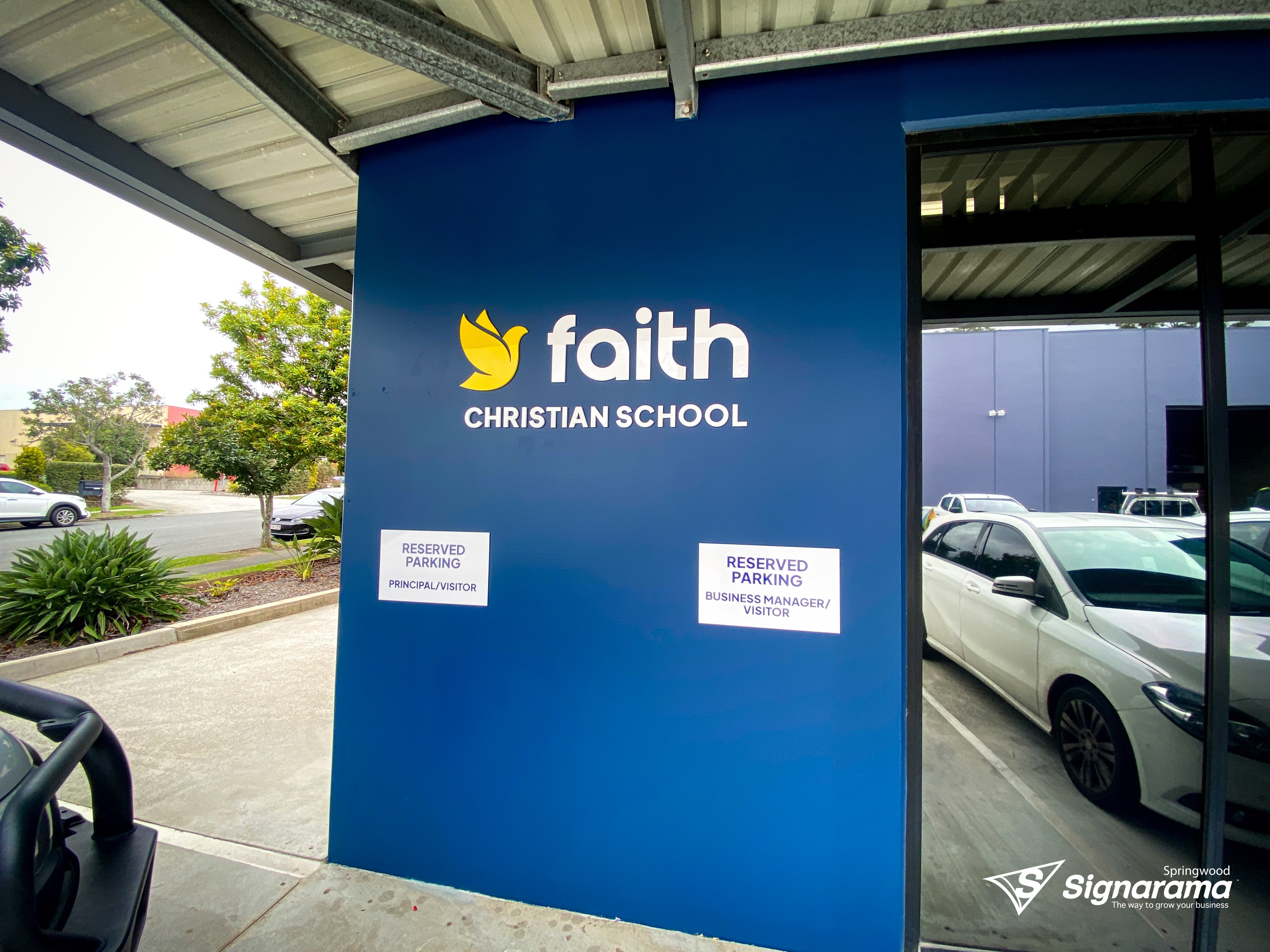 Faith Christian School Signage