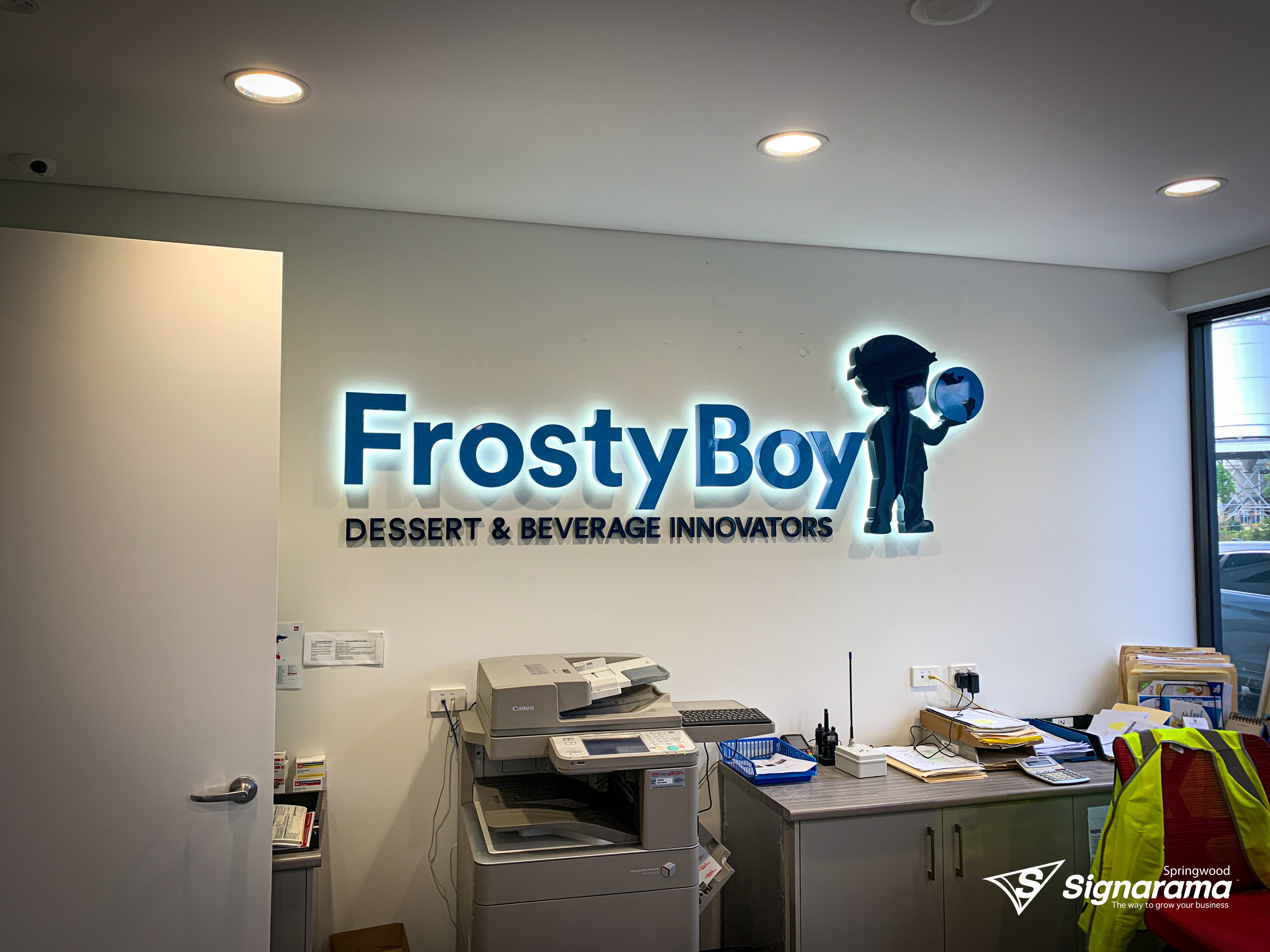 Frosty Boy Signage