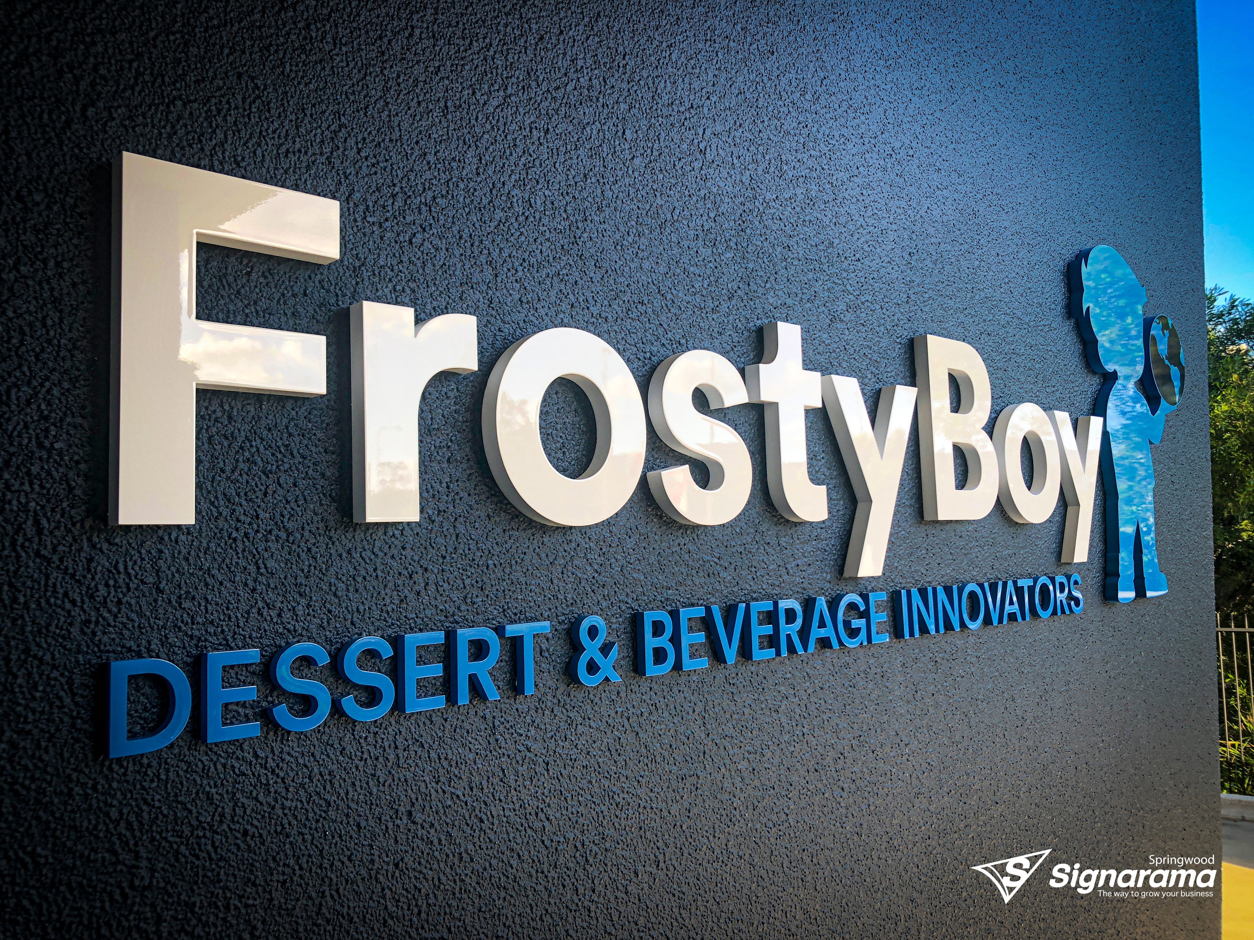 Frosty Boy Signage