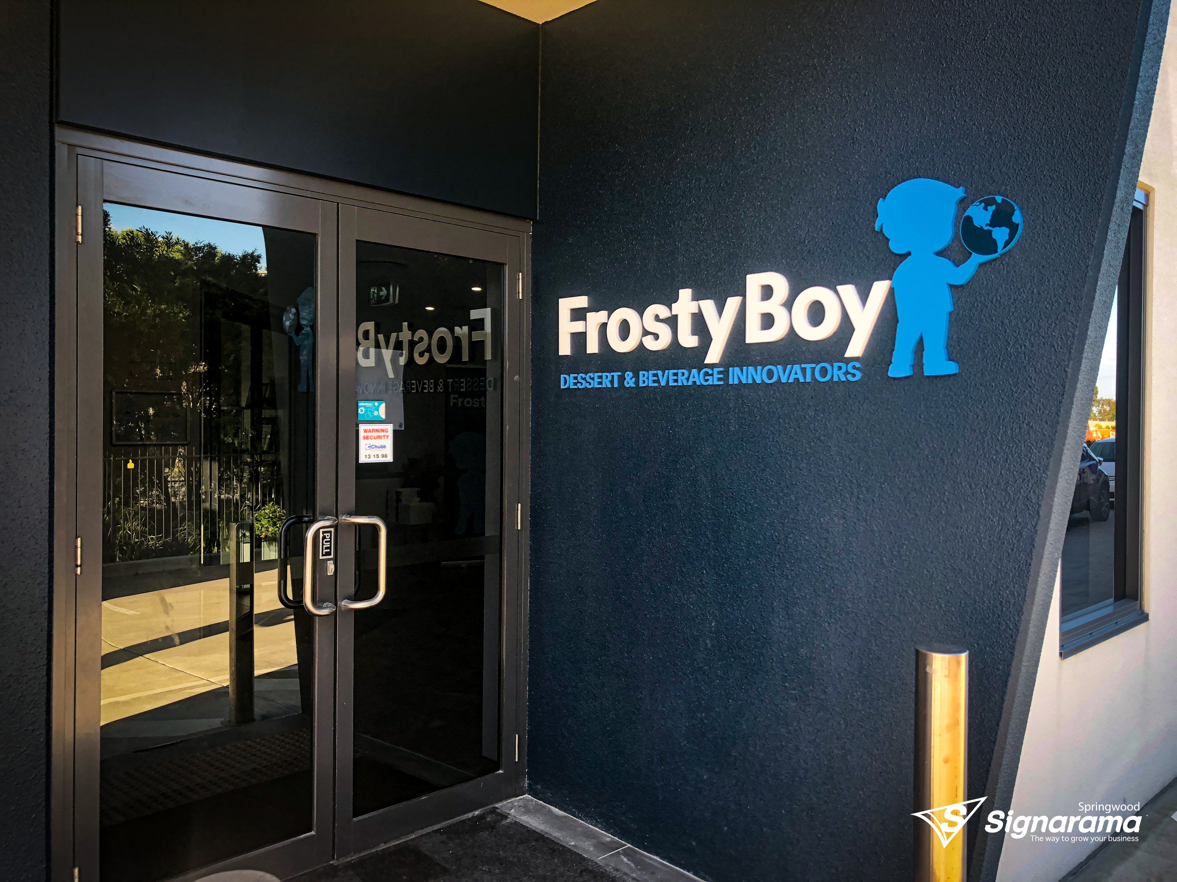 Frosty Boy Signage