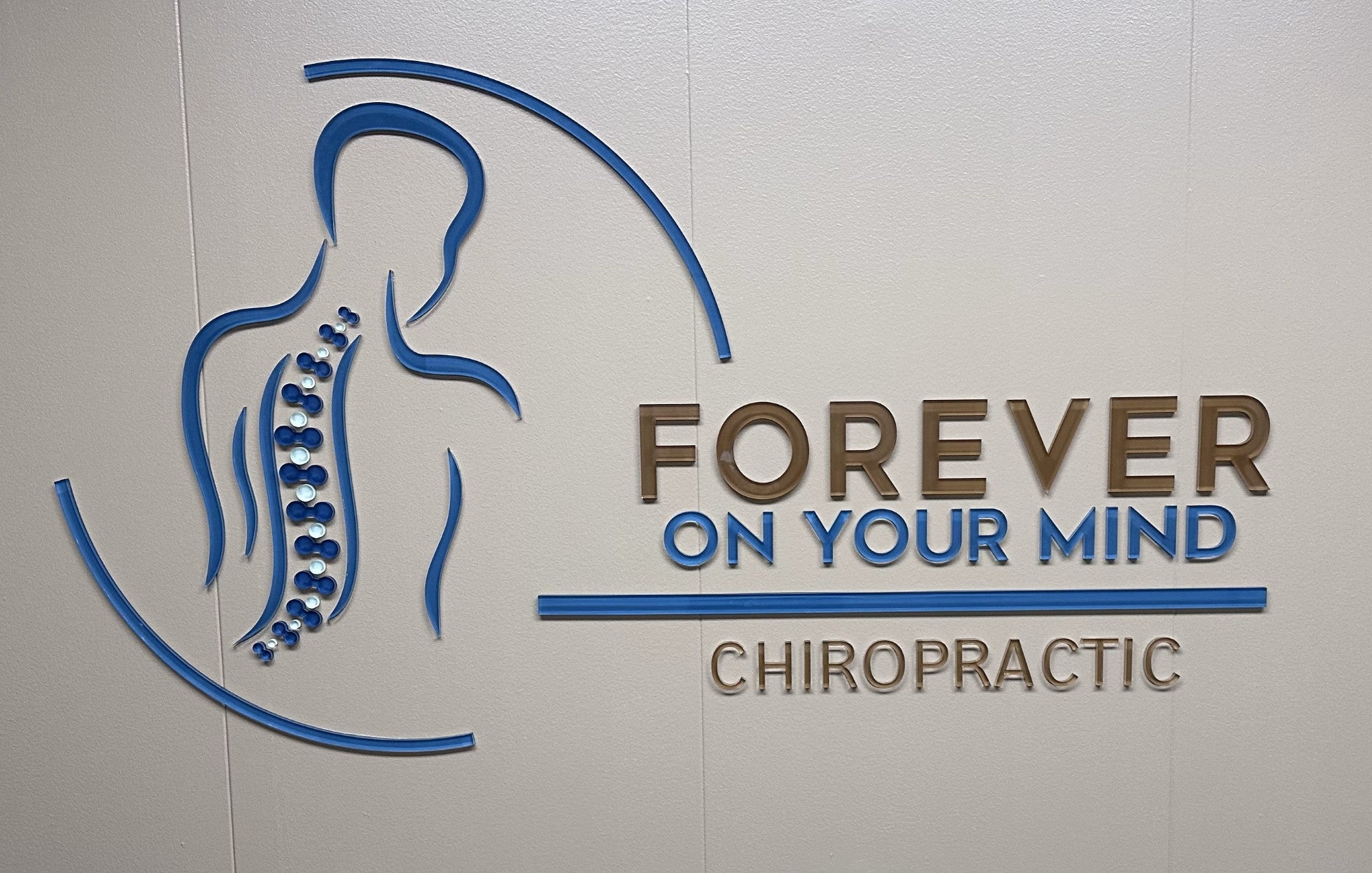 Forever On Your Mind's New Lobby Sign