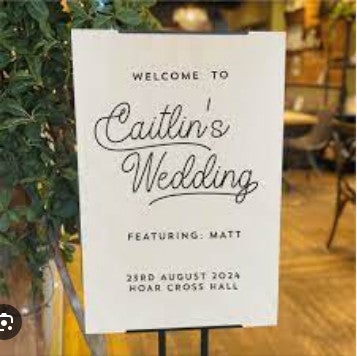 Signs for weddings...Make sure that your event flows seemlessly