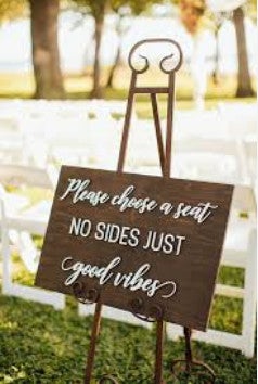Signs for weddings...Make sure that your event flows seemlessly