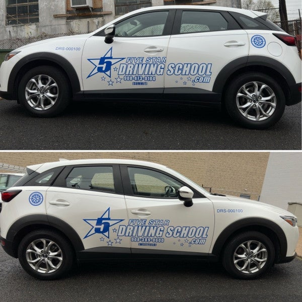 Be a Student Driver Star with Vehicle Lettering