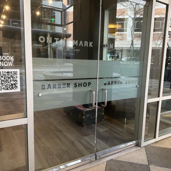 On the Mark Branded Calling Card Storefront - Bellevue, WA