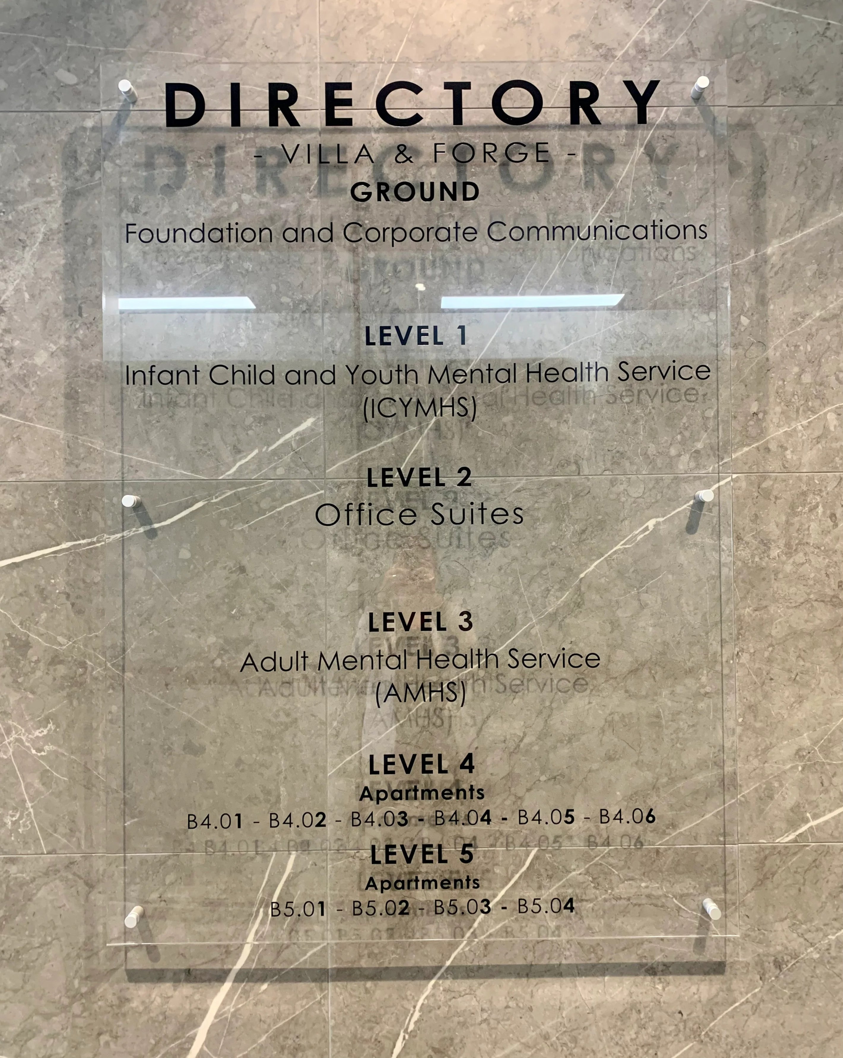 Directory Board Upgrade - Austin Health - Heidelberg VIC