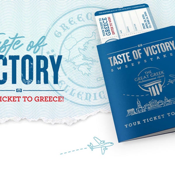 Savor the Flavors of Victory: Great Greek Mediterranean Grill's 'Taste of Victory' Sweepstakes is Here!