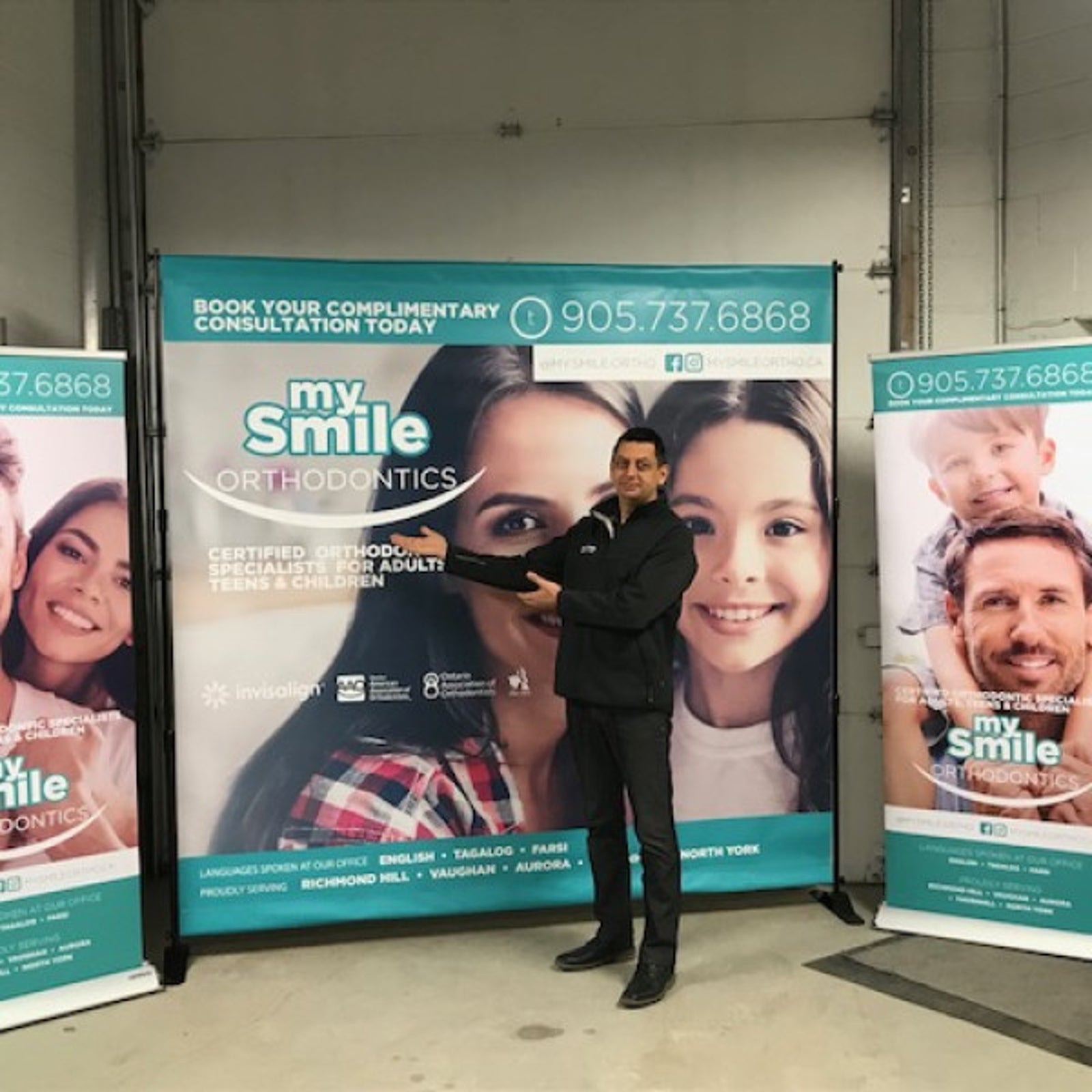 Backdrop Wit Deluxe banners