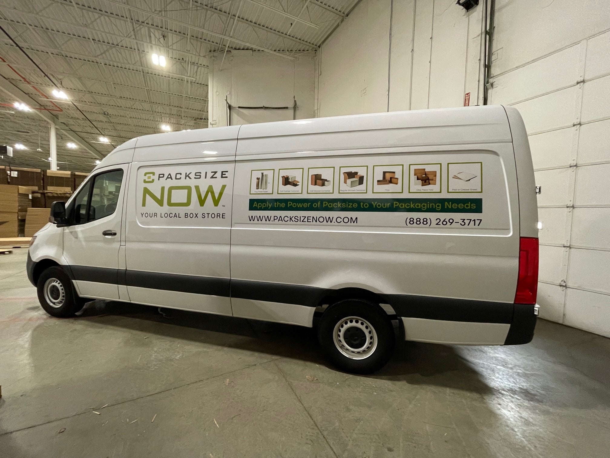 Wall graphics, wayfinding signs, Box truck and Van vehicle graphics