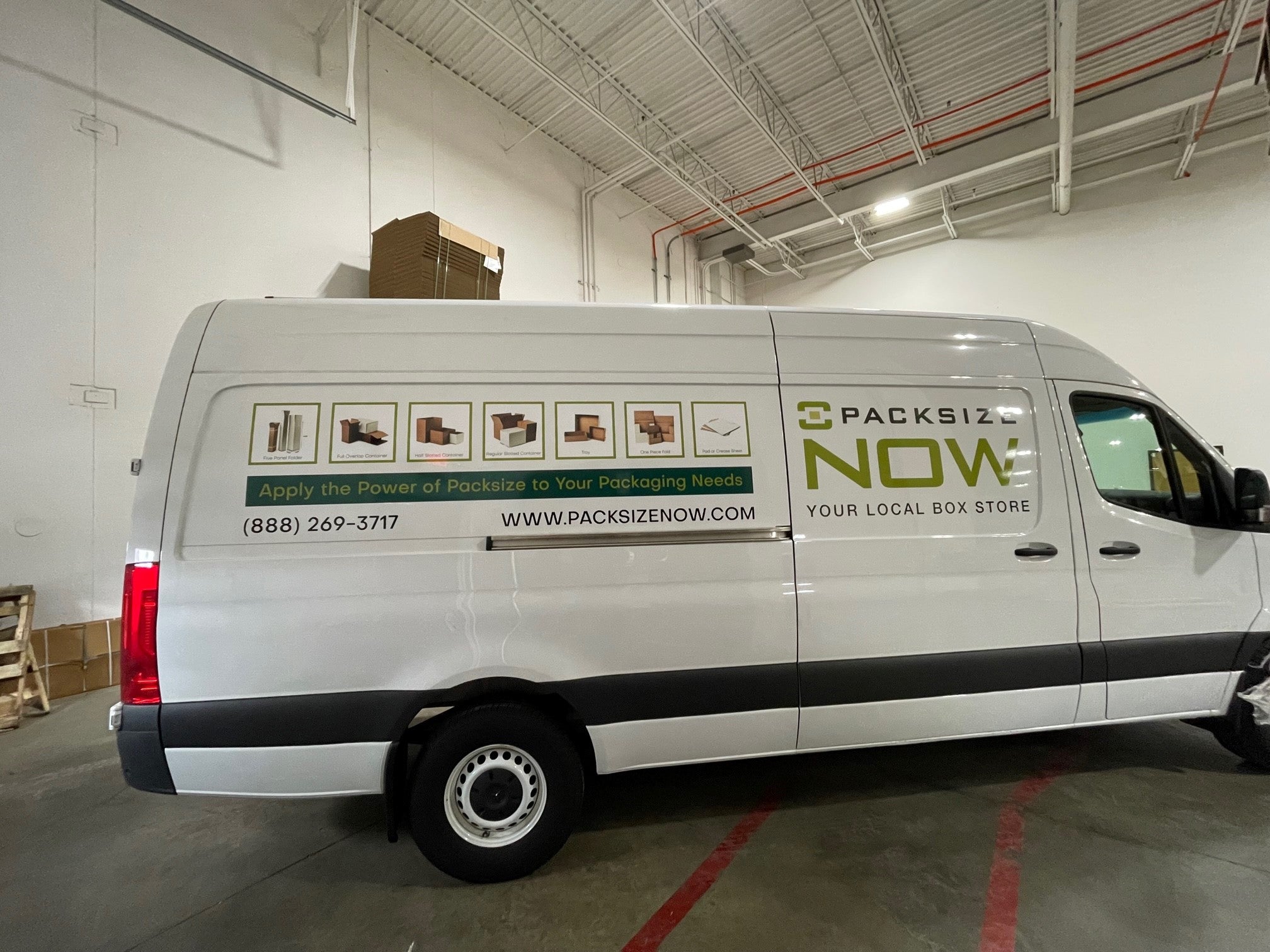 Wall graphics, wayfinding signs, Box truck and Van vehicle graphics