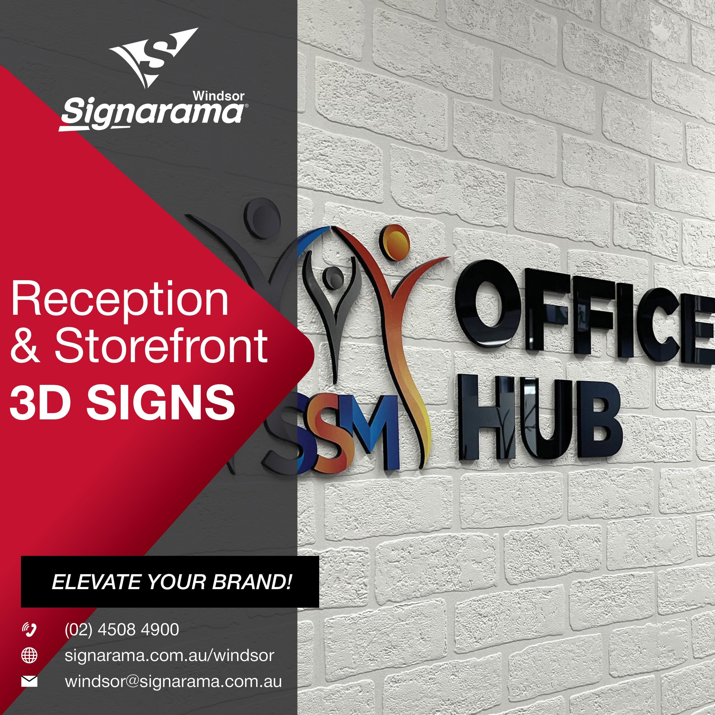 3D Signage | Standoff Signs