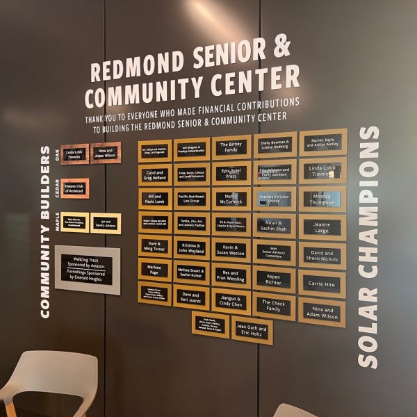 Redmond Senior and Community Center Opens for Business - Redmond, WA