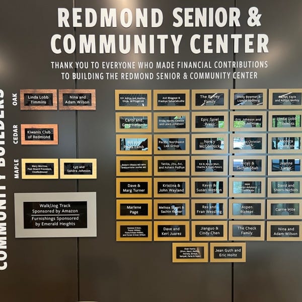 Redmond Senior and Community Center Opens for Business - Redmond, WA
